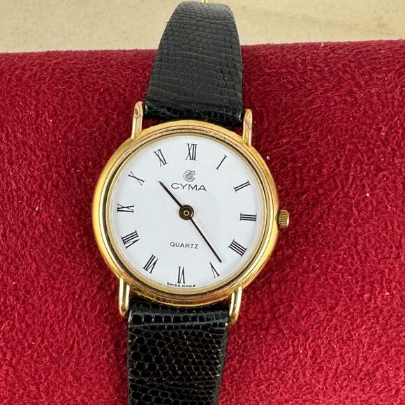 SOLD Vintage Fabulous CYMA Dress Watch Swiss Made 13 Jewel Movement Luxury Watch - Picture 1 of 9